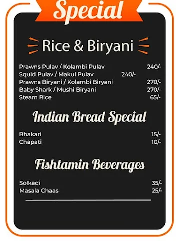 Fishtamin menu 