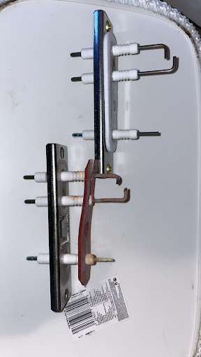 Replaced electrodes 