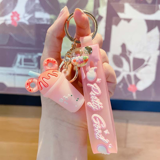 Title 2, Fashion Creative Ice Cream Keychain Personality...
