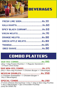 Puchkaman menu 6