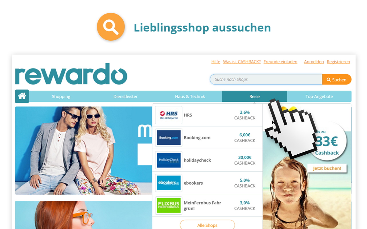 rewardo Cashback Deals Gutscheine und Rabatte Preview image 5