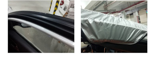 Title 7, Silver Coating Windshield Visor Cover for Cars,...