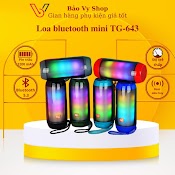 Loa Bluetooth Mini Tg - 643 Loa Mini Nghe Nhạc Không Dây Hỗ Trợ Thẻ Nhớ Usb Aux Âm Thanh Hay To Rõ Không Rè - Baovy