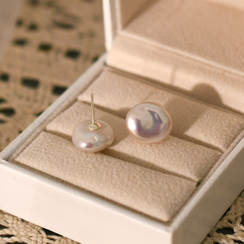 Title 19, Boucles doreilles vintage à boutons baroques n...