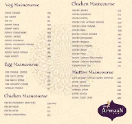 Armaan's menu 4