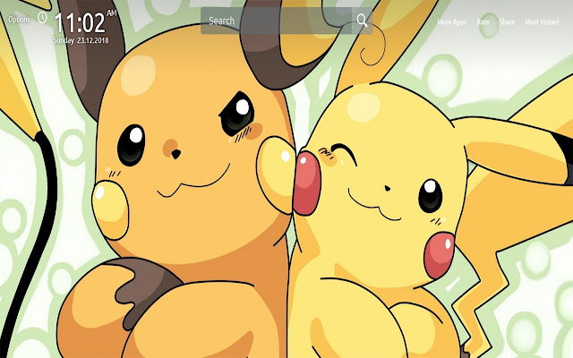 Pikachu Wallpapers NewTab Theme