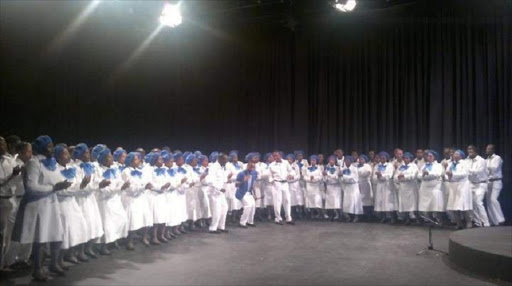 Lejwe La Motheo clap-and-tap gospel choir led by Tebogo Chauke Picture Credit: Facebook