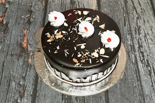 Black Forest With Nuts Cake