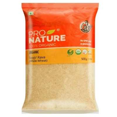 Natureap Organic Sooji (Rawa/ Rava) - 500 gm