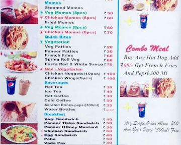 Pep Box, HUDA Metro menu 