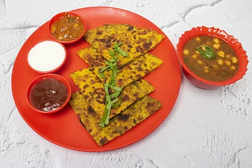 Palak Paratha + Chhole [100ML]