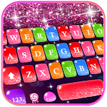 Cover Image of Скачать Colorful Glitter Keyboard Theme 1.0 APK