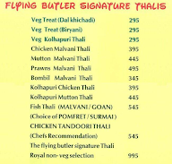 The Flying Butler menu 3