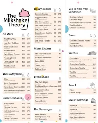 The Milkshake Theory menu 1