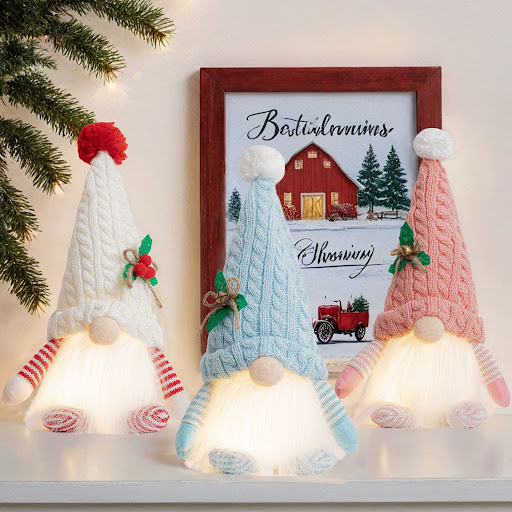 Title 13, High-end Christmas Decorations with Lights, Kni...
