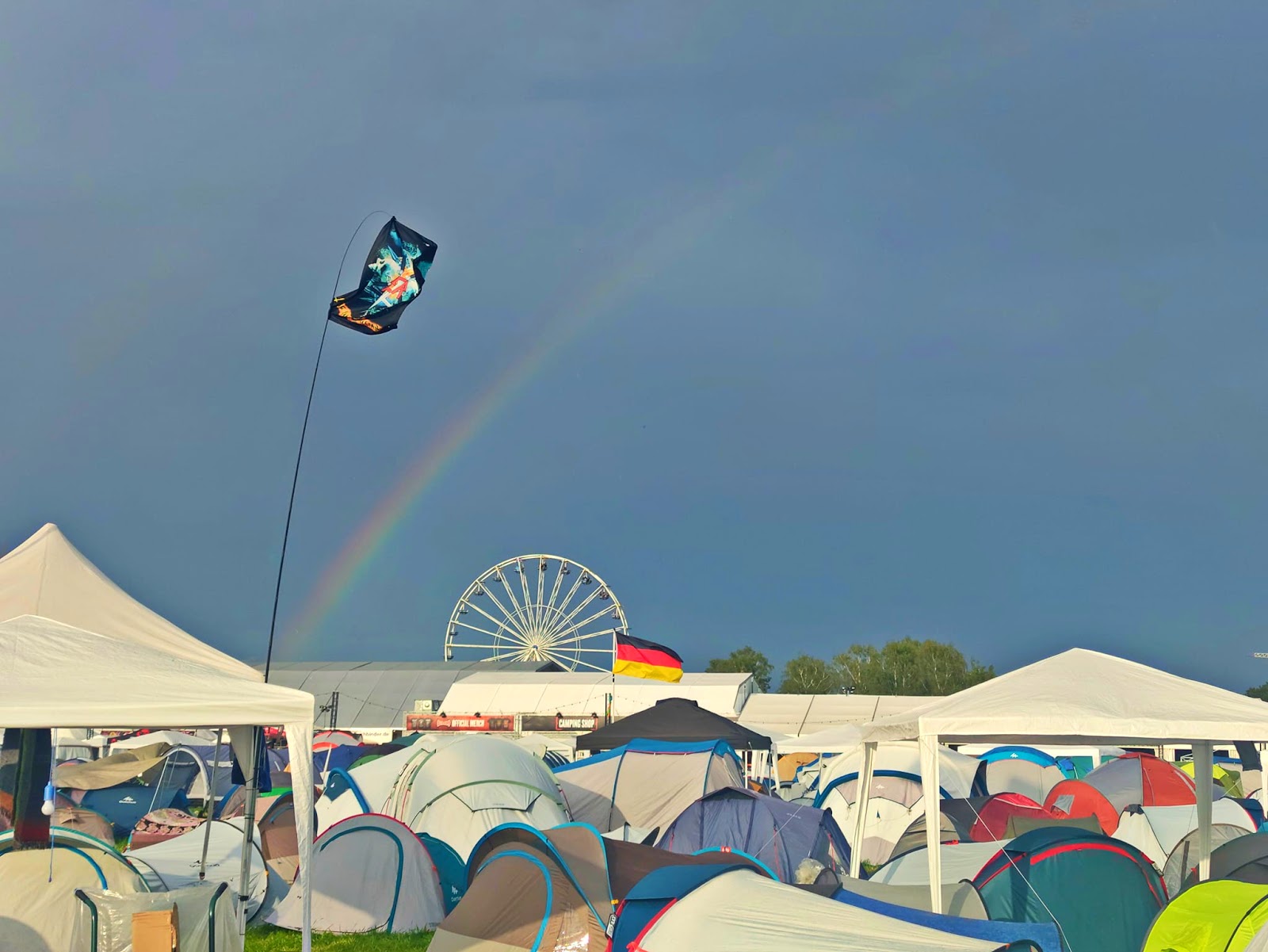 festival campsite decoration