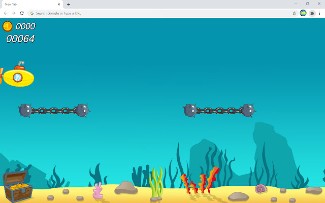 Infinite Ship Action Game chrome extension