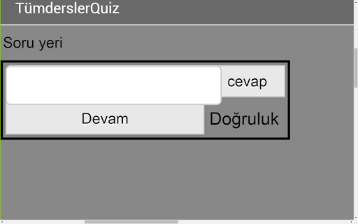 TümderslerQuiz