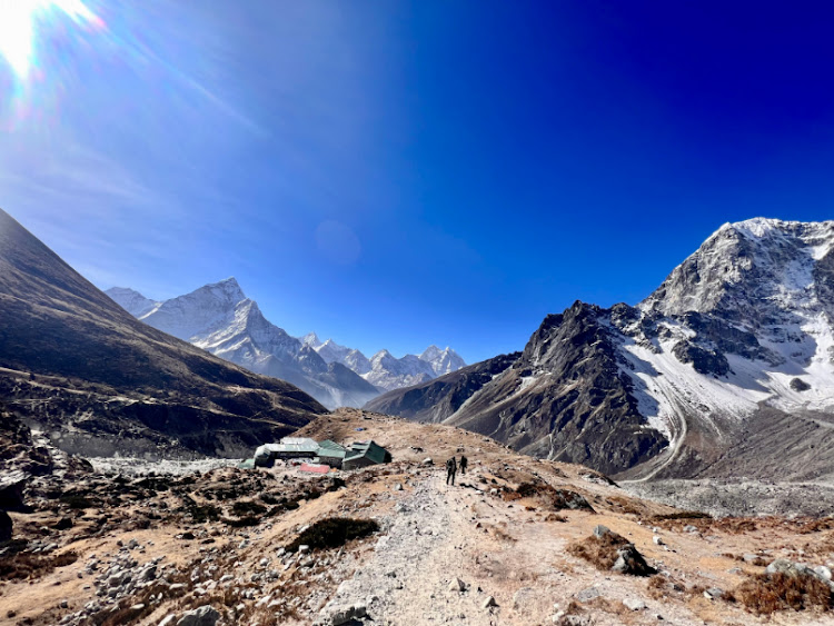 A lodge along the way to Everest Base Camp, Nepal.