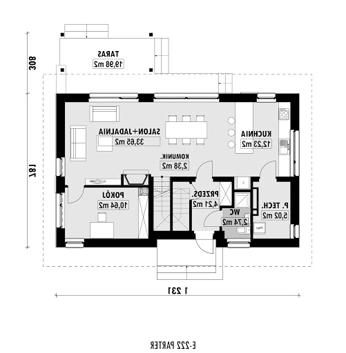 E-222 - Rzut parteru