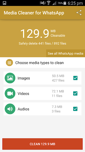 Media Cleaner for WhatsApp