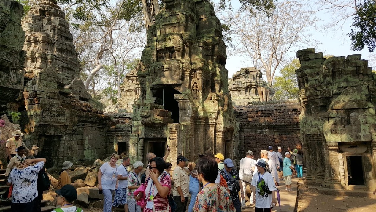 Ta Prohm Temple, also known as Tomb Raider Temple