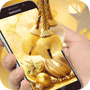 Golden Christmas ball 1.1.2 Icon