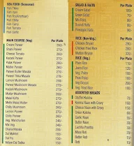 Chawla's 2 menu 2