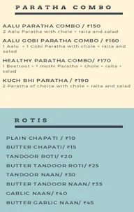 Paratha Aur Curries menu 2