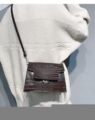 Bolso cuadrado pequeño de banda anc - 1