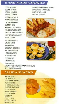 Bikaner Sweets menu 1