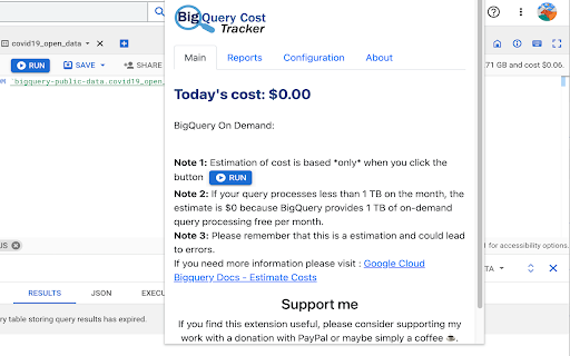 BigQuery Cost Tracker