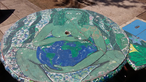 Mother Earth Stone Bench 