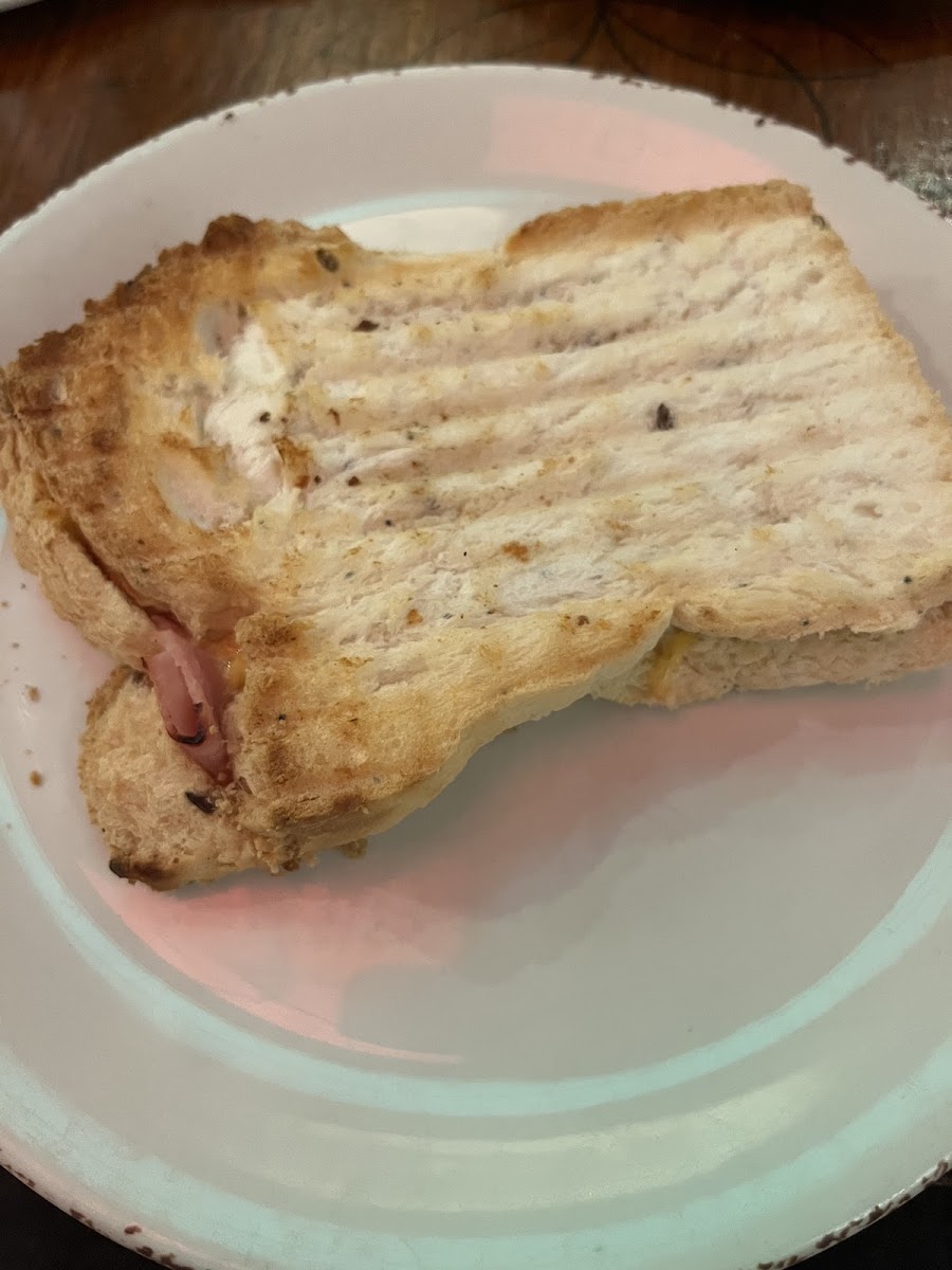 Ham and cheese sandwich