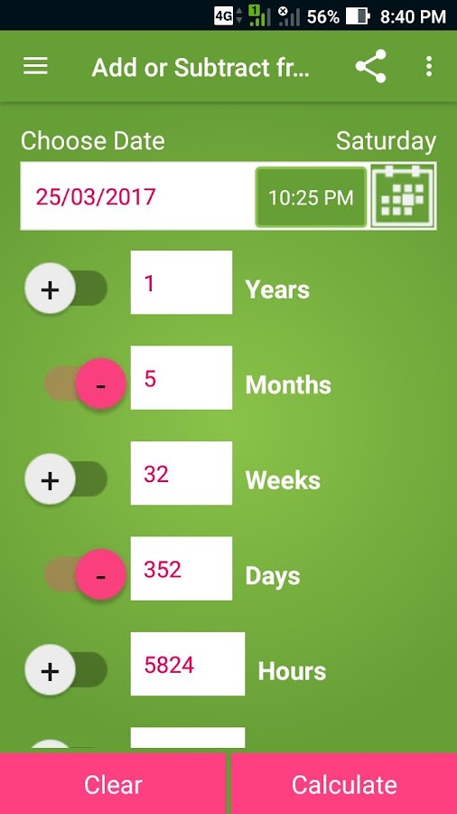 Date Calculator Android Apps on Google Play