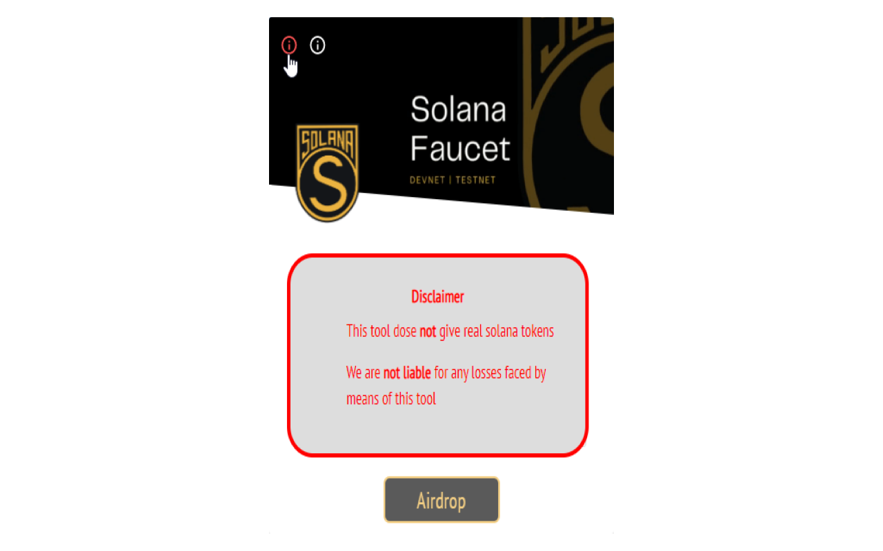 Solana Faucet Preview image 4