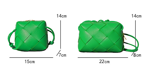 Title 1, New Woven Box Rhombus Diagonal Bag. Stylish and...