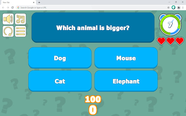 Quiz Kingdoms Educational Game chrome extension