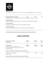 Circle Of Crust menu 7