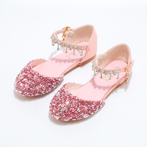 Title 5, Little Girl Crystal Shoes Dress Shoes Children ...