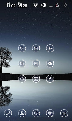 免費下載個人化APP|Dark Night launcher theme app開箱文|APP開箱王