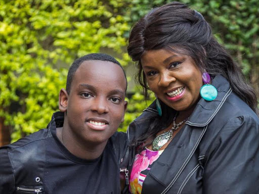 Rev Kathy Kiuna and her son Jeremy Kiuna