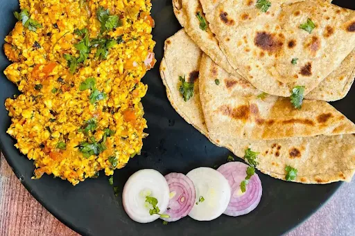 Paneer Bhurji With Kulcha Combo