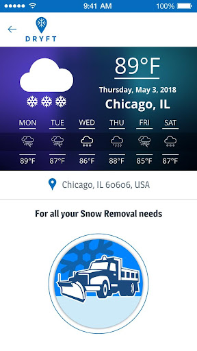Dryft The best On Demand Snow Removal App