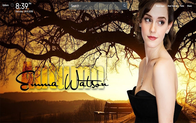 Emma Watson Wallpapers NewTab Theme