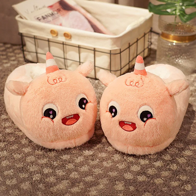Title 12, Household Bag With Cute Plush Cotton Slippers. ...