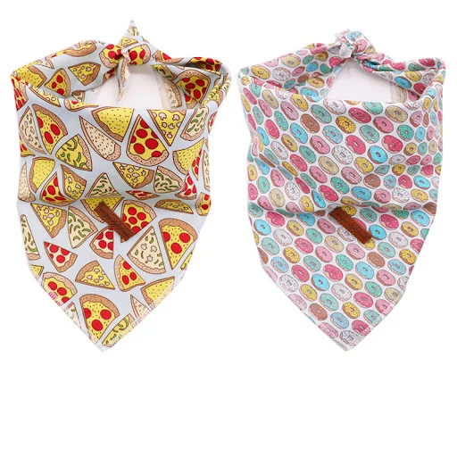 Unique Style Paws Dog & Cat Small Bandana Scarf Adjustable Dog Bandana Christmas Personalized Pet Products