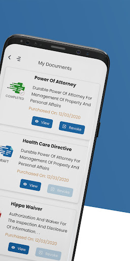 Screenshot MyKeyDocs - Virtual Legal Docs