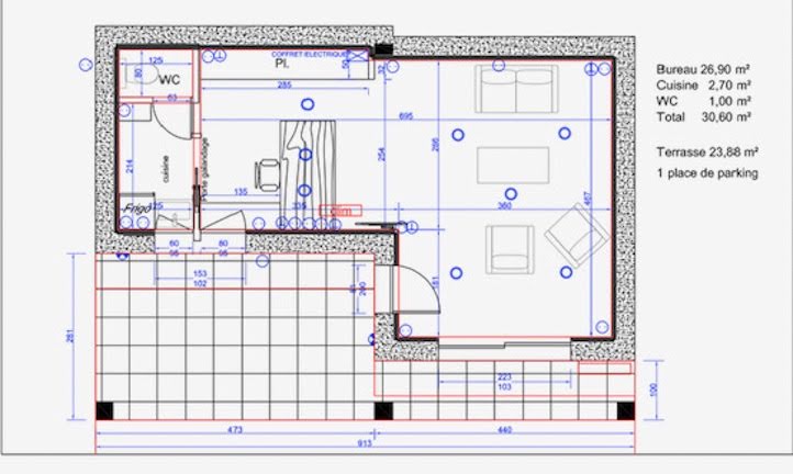 Location  locaux professionnels   à Sanary-sur-Mer (83110), 630 €