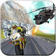 Gunship Thief Attack:Bike Race  Icon